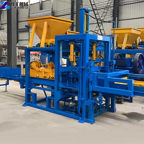 concrete brick making machine application