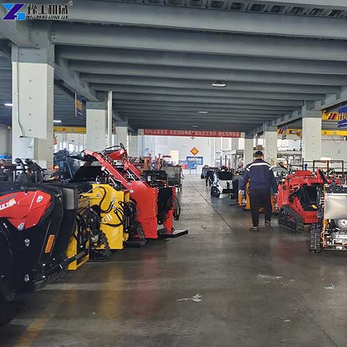 customer visit track loader skid steer