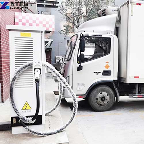 ev charging pile working site