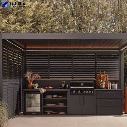 outdoor kitchen use for family