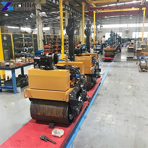 road roller factory display