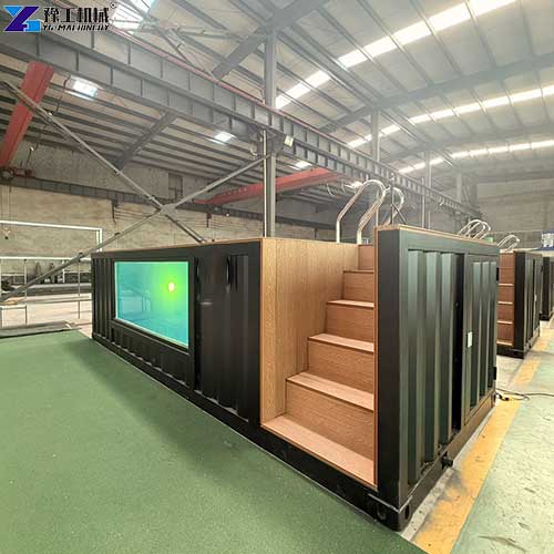 30 foot container pool factory display