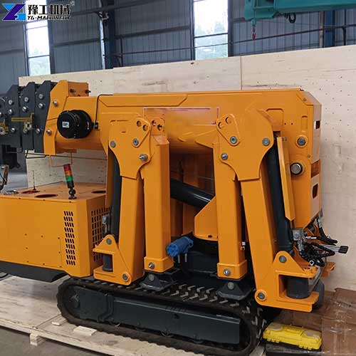8t electric spider crane export to Colombia