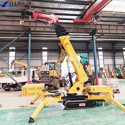 8t electric spider crane factory display
