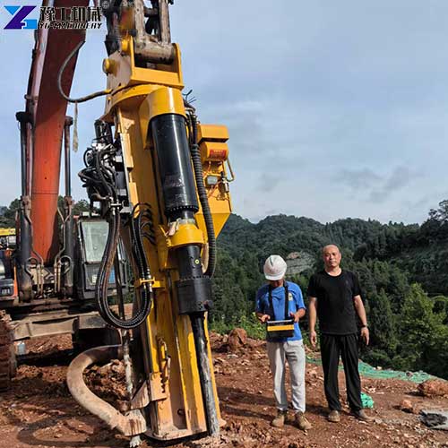 YG integrated rock drill and splitter use in the Philippines