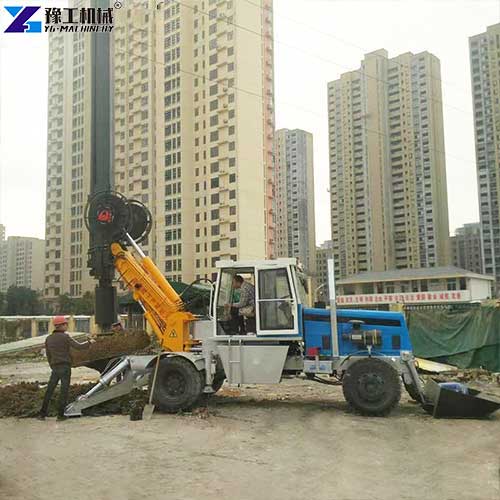 YG rotary drilling equipment working site