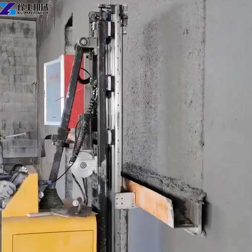 automatic cement plastering machine for warehouse