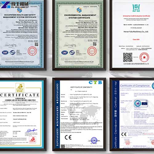 certificate of portable dry ice blasting machine