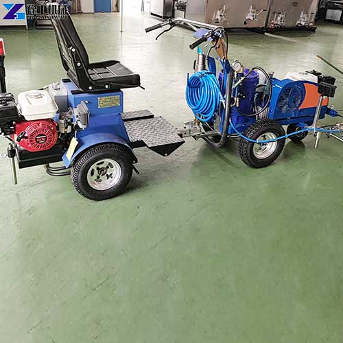 cold paint road marking equipment factory display