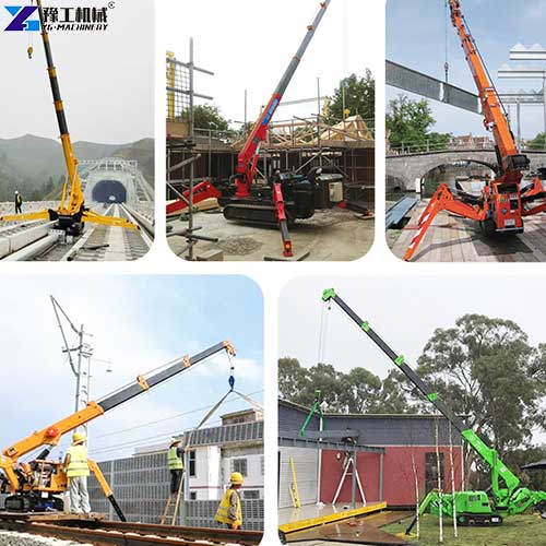 crawler spider crane applications