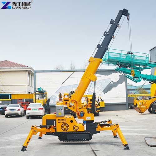 crawler spider crane factory test