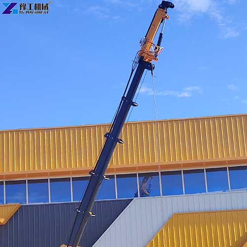 crawler spider crane with fly jib