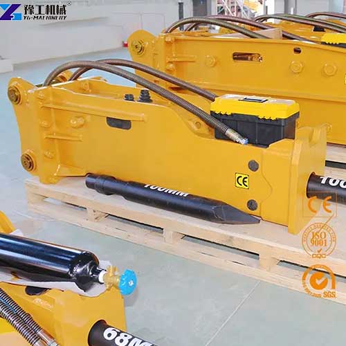 customer visit YG excavator breaker hammer factory