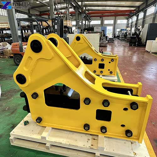 customer visit excavator rock hammers