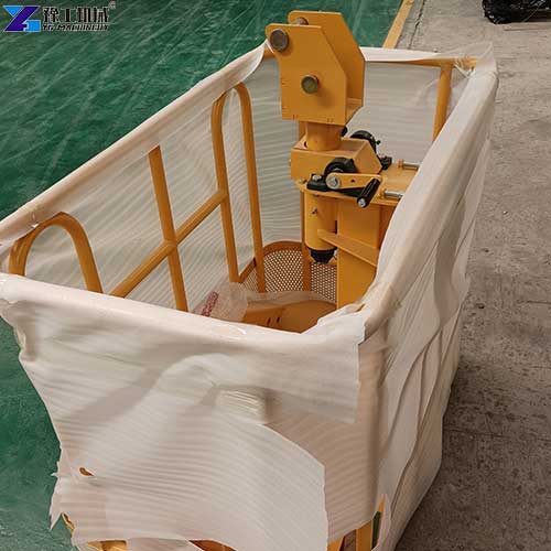 details of crawler spider crane with basket