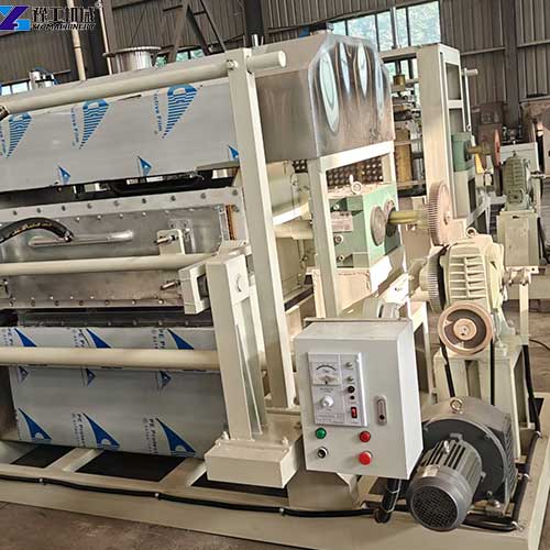 egg tray maker machine factory display