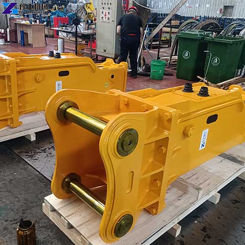 excavator rock hammer factory display