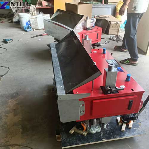 factory testing of automatic cement plastering machine