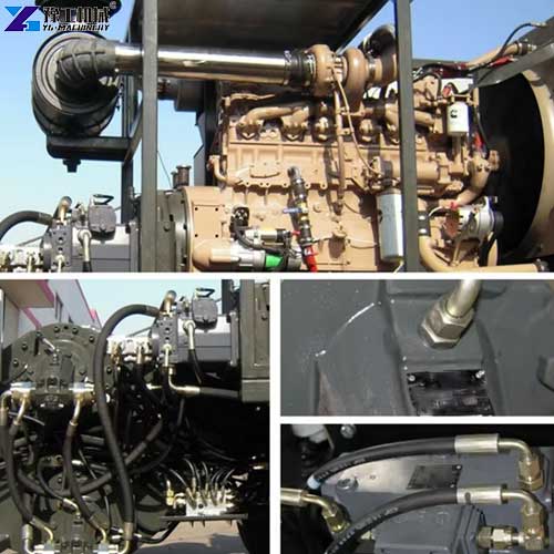 hydraulic cable puller machine display
