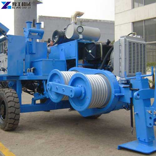 hydraulic cable puller machine