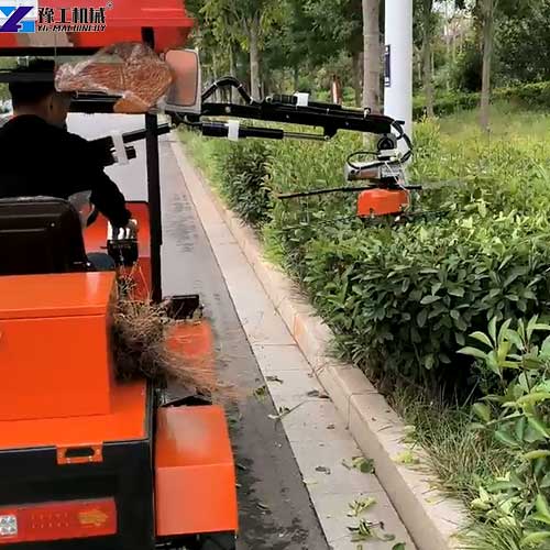 rotary hedge cutter application
