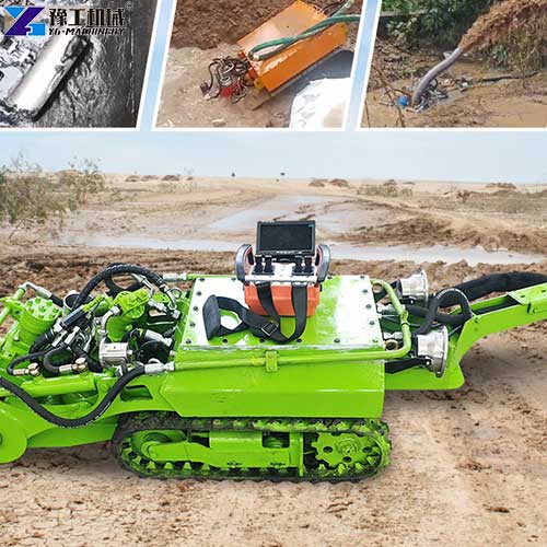 underwater crawler cleaning robot for farm clean
