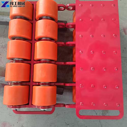 30t heavy duty machinery skates auxiliary wheel details