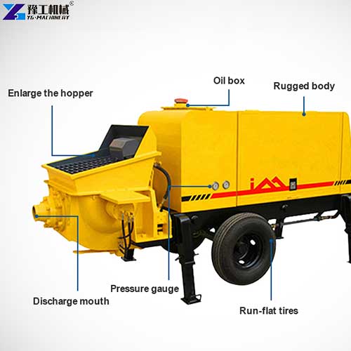 YG-20 concrete pumping machine details