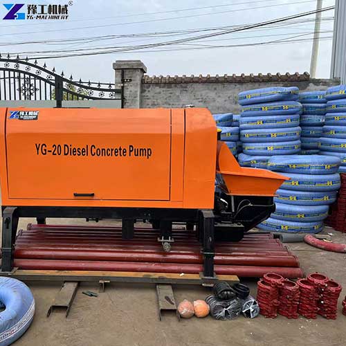 YG 20 concrete pumping machine manufacturer