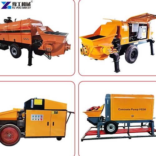 YG concrete pumping machine models