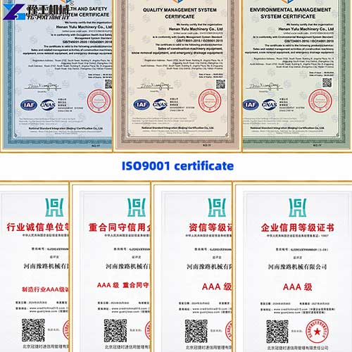 certificate of excavator eagle shear