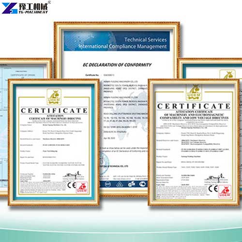 certificate of paper roll slitting rewinding machine