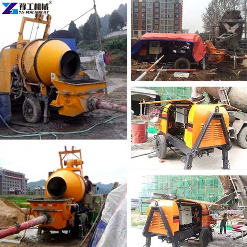 concrete pumping machine applications
