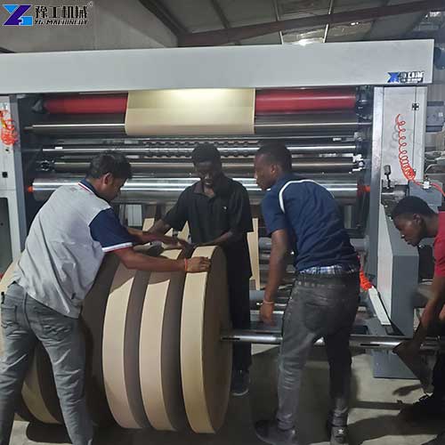 customer feedback paper slitting and rewinding machine