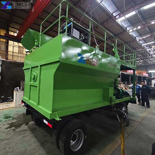 customer visit YG hydro seed sprayer workshop
