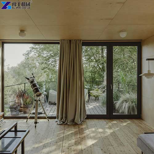 expandable prefab home layout display