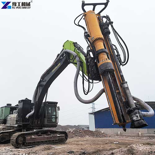 integrated rock drill and splitter
