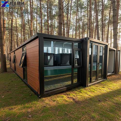 mobile expandable prefab house for camping base