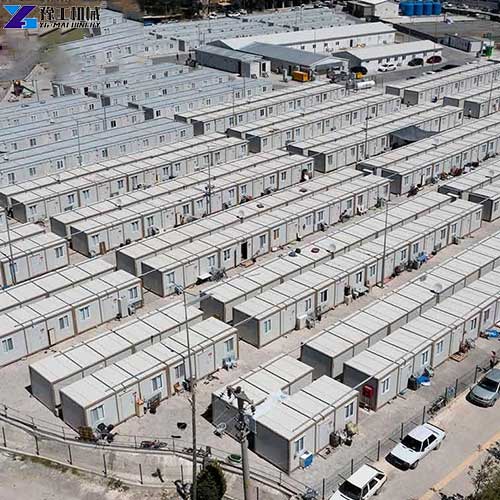 portable container cabin for disaster emergency