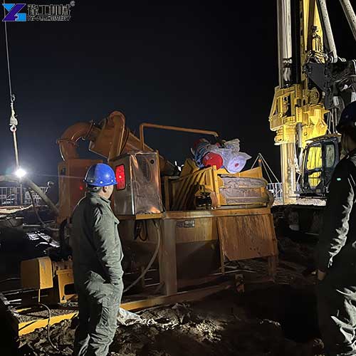 sand mud separator construction site